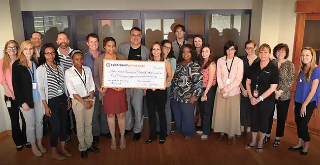 CyberPoint Supports the Fund for Rebuilding Baltimore with a donation of $5,000.